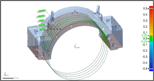 Inspection data of the ball mill 1